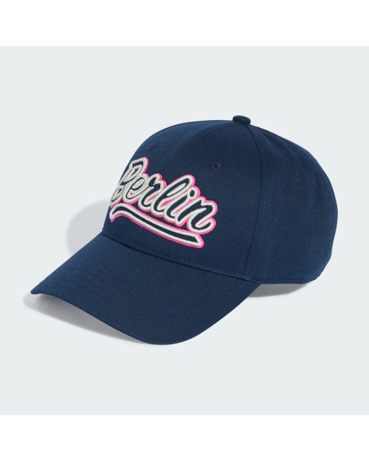 Adidas Blue Bmw Berlin-Marathon 2025 Cotton Cap