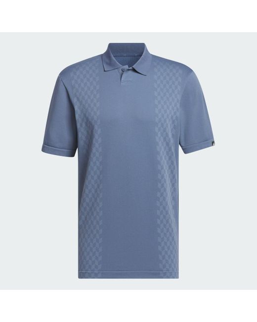 Adidas Blue Ultimate365 Tour Primeknit Polo Shirt for men