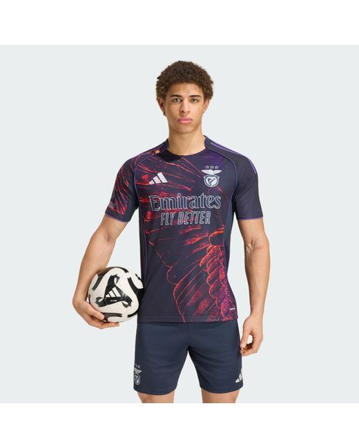 Adidas Blue Sl Benfica 25/26 Fourth Replica Jersey for men