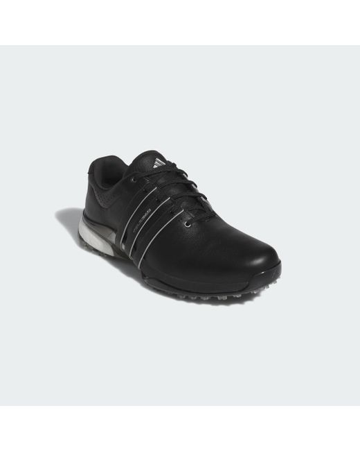 Adidas Black Tour360 25 Spikeless Golf Shoes for men