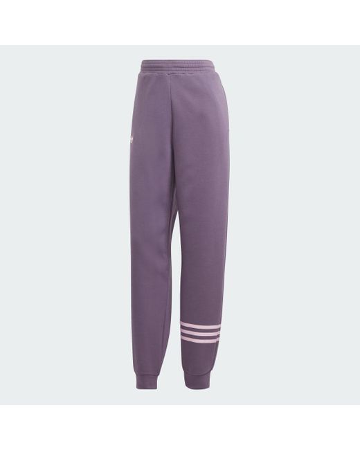 Adidas Purple Adicolor Neuclassics Joggers