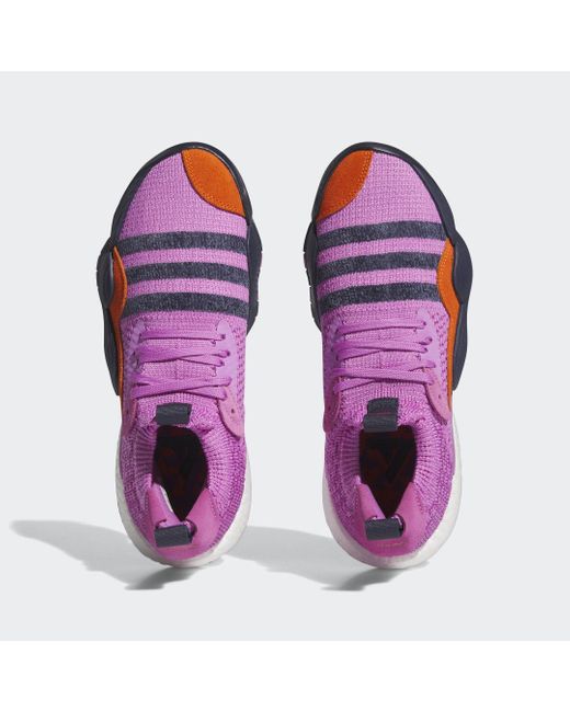 Scarpe Trae Young 2.0 di Adidas in Purple