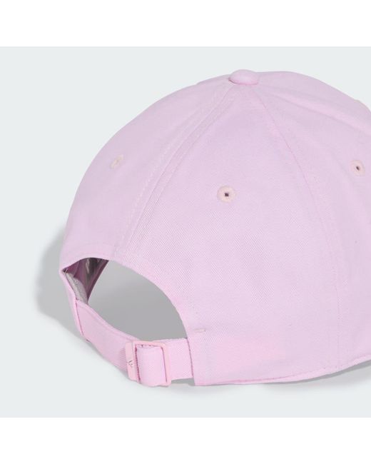 Adidas Purple 3-Stripes New Logo Baseball Cap