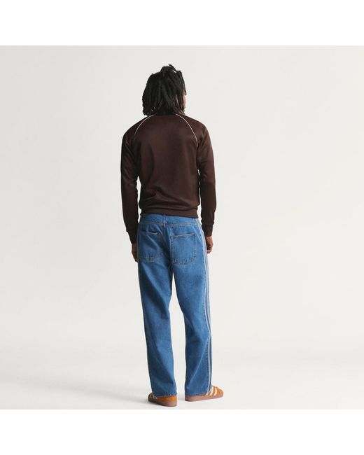 Adidas Brown Sst Track Top for men