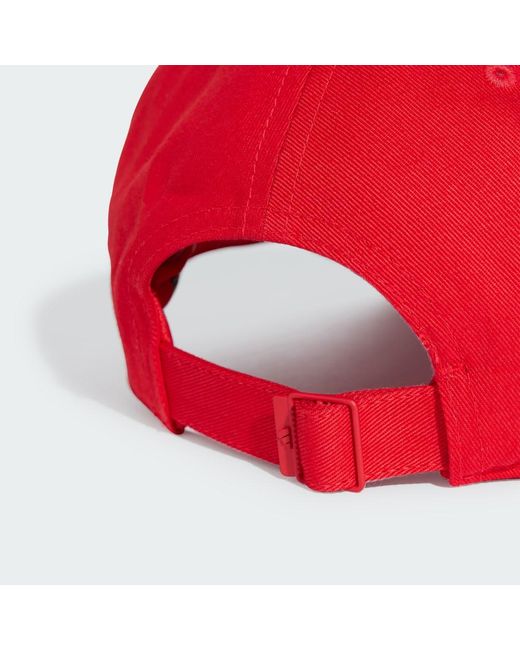 Adidas Red New Logo Baseball Cap