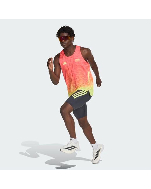 Adidas Red Bmw Berlin-Marathon 2026 All Over Print Tank Top for men