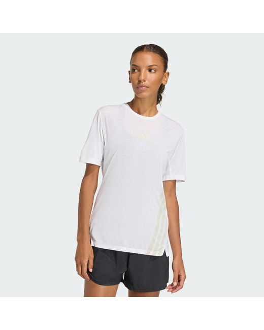 Adidas White Running Terrex Xperior Climacool+ T-Shirt Kd4857