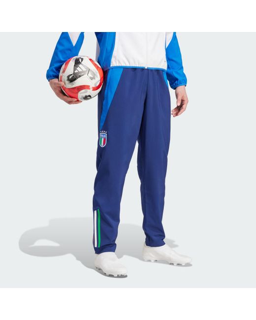 Italia Pantaloni da rappresentanza Tiro 24 Competition di Adidas in Blue da Uomo