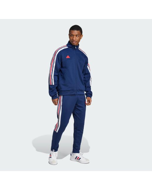 House Of Tiro Nations Pack Joggers di Adidas in Blue da Uomo