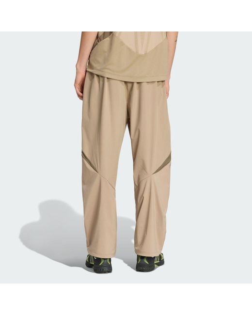 Adidas Natural F50 Loose Striped Track Tracksuit Bottoms for men