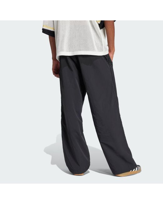 Adidas Gray Adilenium Season 3 Oversized Superstar Track Pants for men