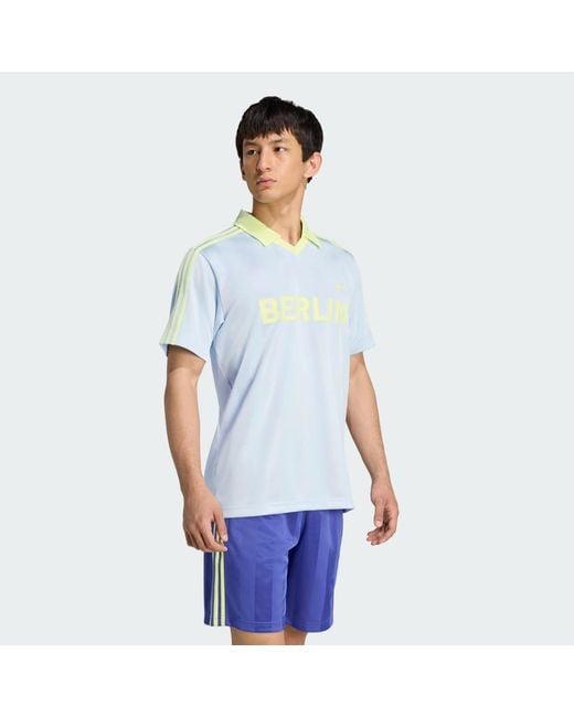 Adidas Blue Bmw Berlin-Marathon 2026 Jersey for men