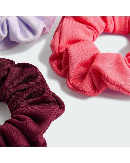 Adidas Red Scrunchies 3Pp