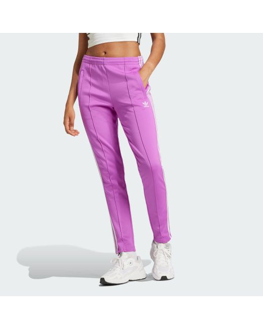Adidas Originals Purple Adicolor Sst Track Pants