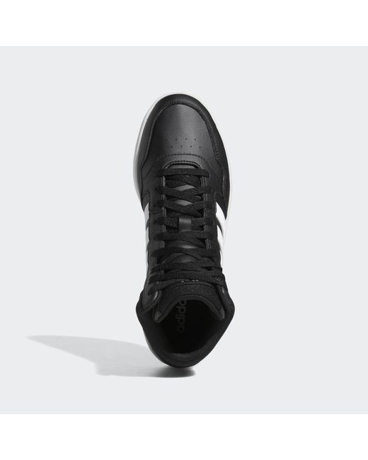 Adidas Black Hoops 3.0 Mid Classic Vintage Shoes