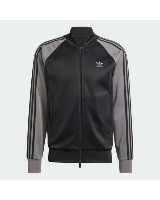Adidas Black Adicolor Classics Sst Track Jacket for men