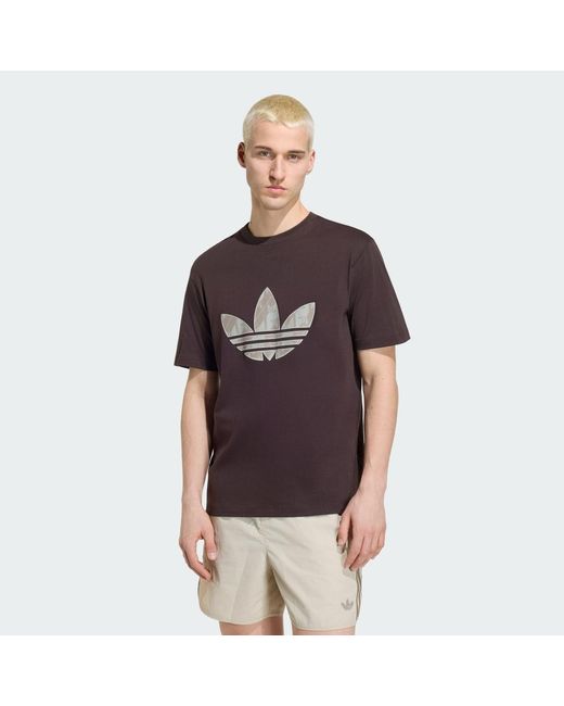 Adidas Brown Monogram T-Shirt for men