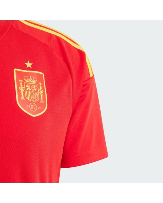 Adidas Red Spain 24 Home Fan Jersey for men