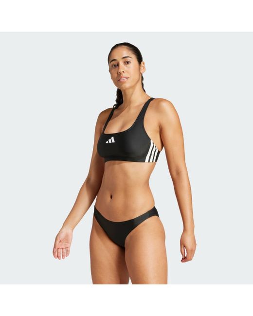 Adidas Multicolor 3-Stripes V-Back Bikini