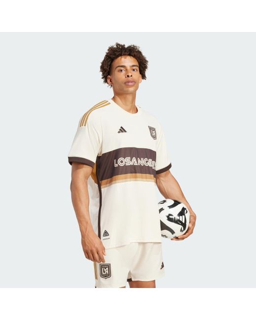 Adidas White Los Angeles Fc 24/25 Third Authentic Jersey for men