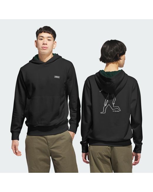 Adidas Black Skateboarding X Mark Gonzales Skate Head Hoodie