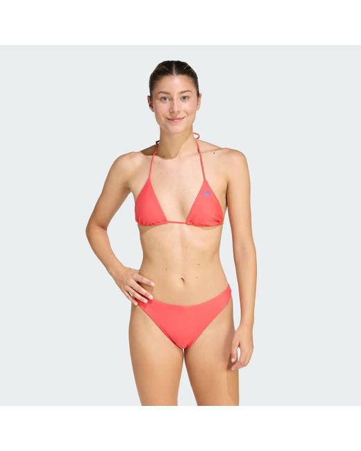 Adidas Red Adicolor Bikini Top