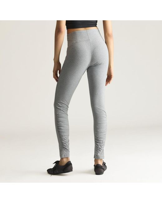 Adidas Gray By Stella Mccartney Studio Cotton Leggings