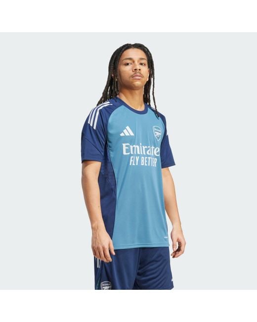 Adidas Blue Arsenal 2025/26 Aeroready Training Jersey for men