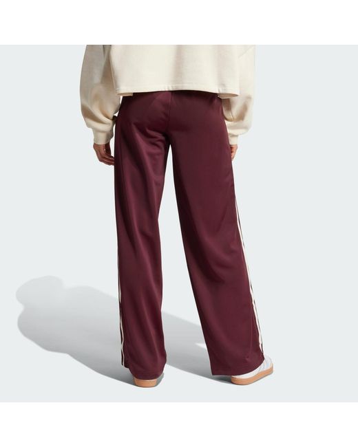 Adidas Red Adicolor Classic Firebird Loose Track Tracksuit Bottoms