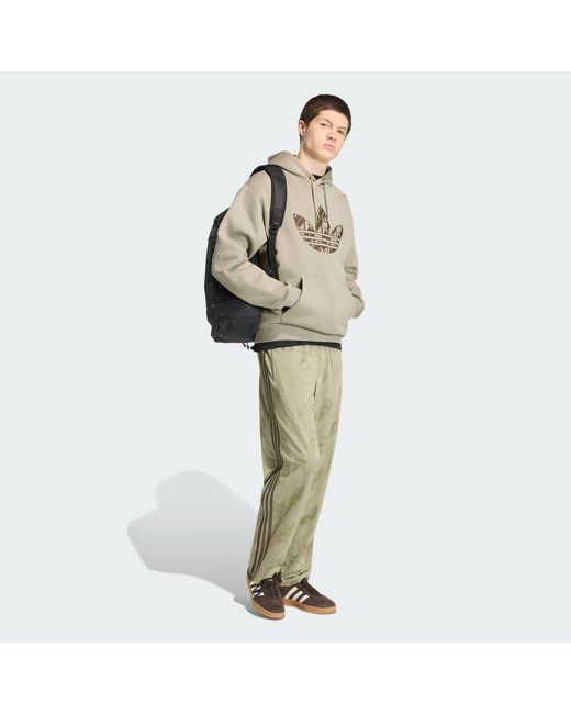 Adidas Natural Mono Hooded Sweat for men