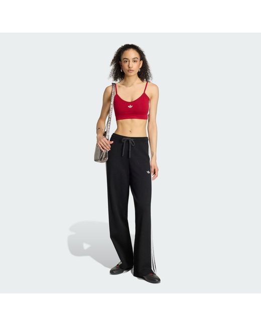 Adidas Black Knit Firebird Track Pant
