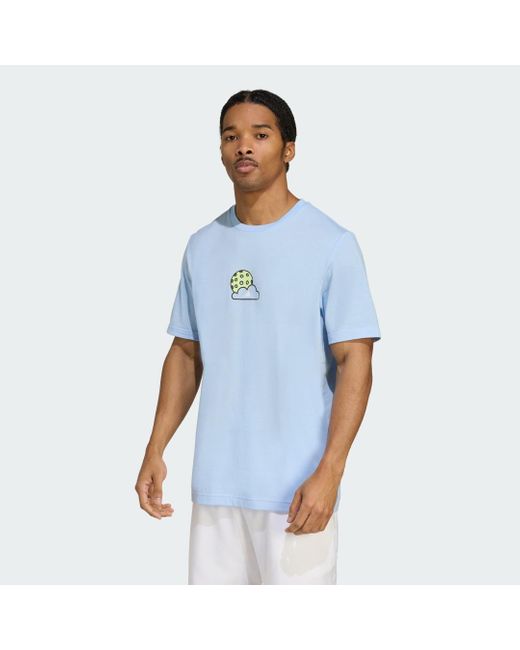 T-Shirt Pickleball Graphic di Adidas in Blue da Uomo
