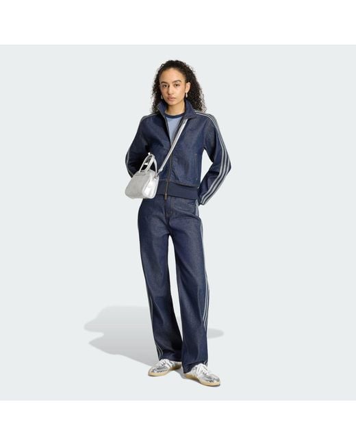 Adidas Blue Firebird Denim Tracktop