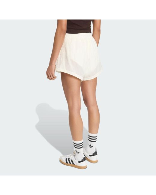 Adidas White Santiago Woven Shorts