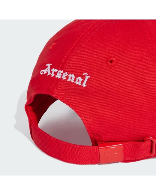 Adidas Red Arsenal Baseball Cap