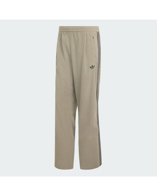 Adidas Natural Firebird Corduroy Track Trousers for men