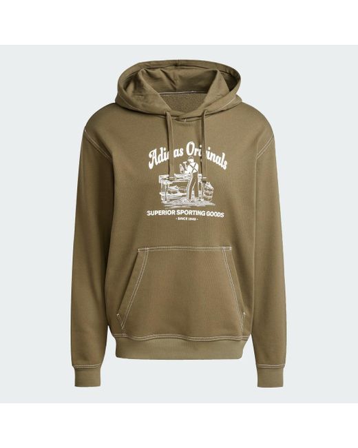 Adidas Kapuzensweatshirt WAB HOODIE in Green für Herren