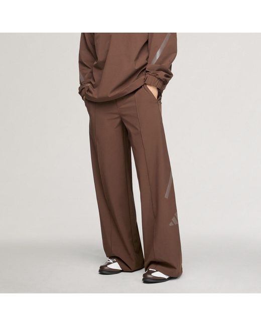 Adidas Brown X Entire Studios Z.N.E. Uniform Pant Woven for men