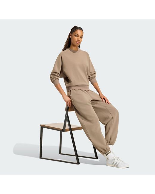 Adidas Natural Soft Lux Loose Sweatshirt