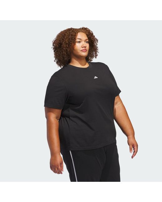 Adidas Black Essentials Small Logo Tshirt