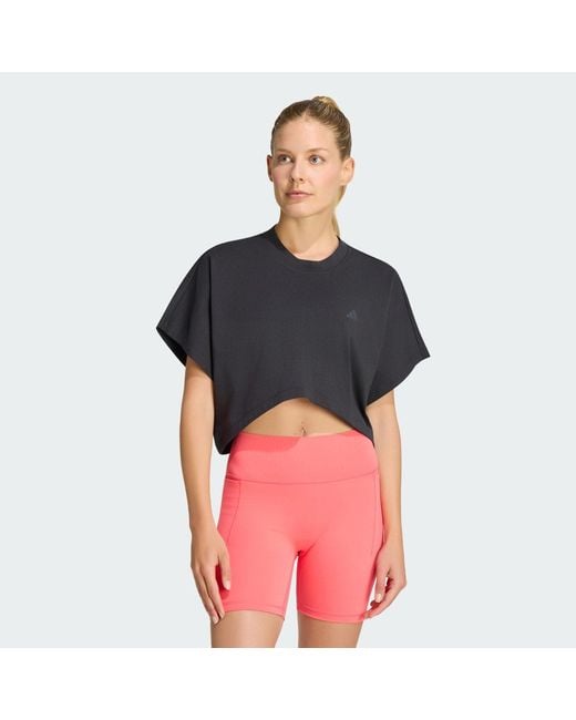 Adidas Red Primelift Workout Graphics T-Shirt