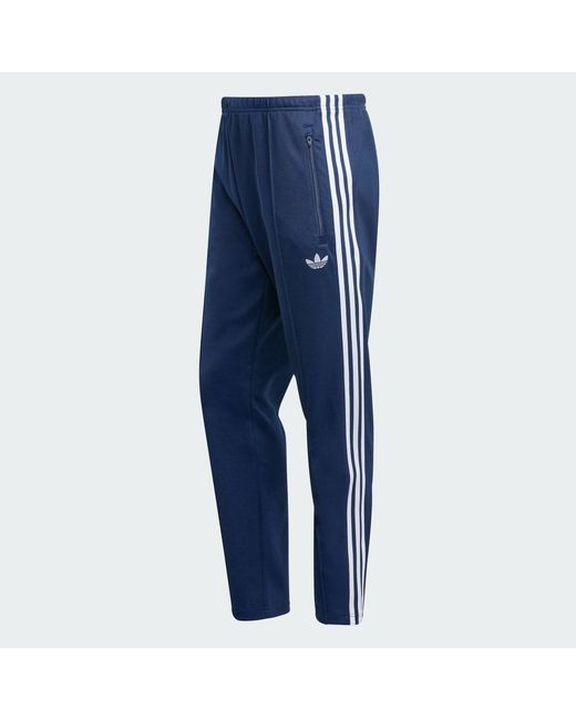 Adidas Blue Classic Track Pants for men