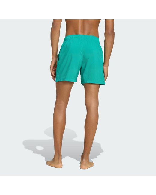 Adidas Green Swim Shorts 5 Inch for men