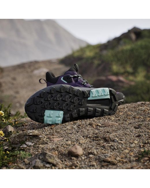 Adidas Blue Terrex Anylander Mid Rain. Rdy Hiking Shoes