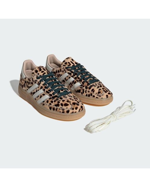 Adidas Brown Handball Spezial Sneakers for men