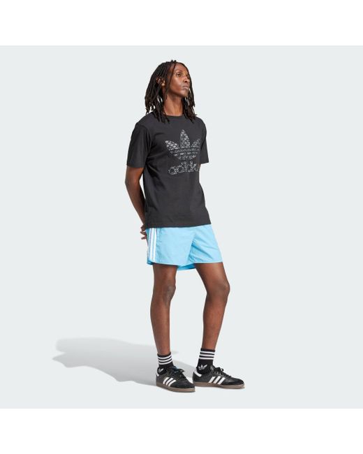 Adidas Blue Adicolor Classics Sprinter Shorts for men