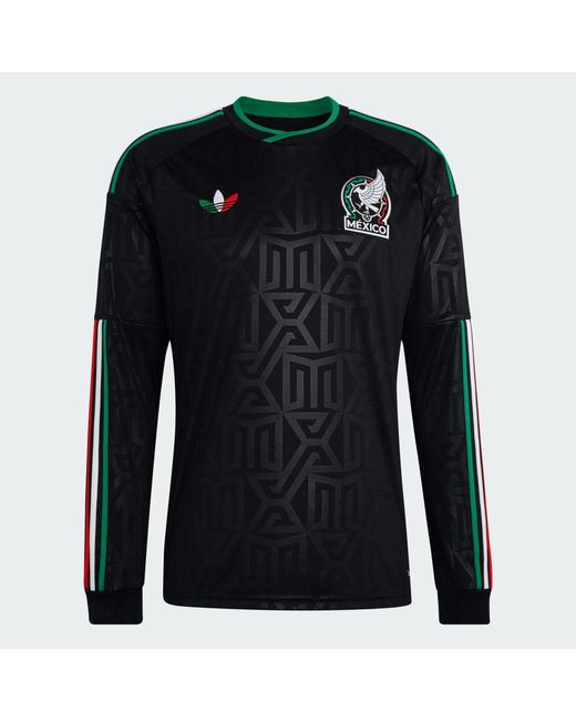 Adidas Mexico 26 Third Long Sleeve Jersey in Black für Herren