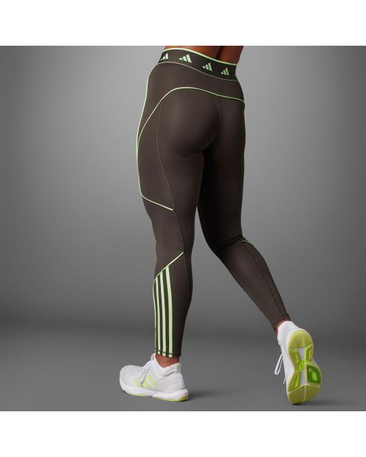 Leggings Hyperglam Color Pop Full-Length di Adidas in Gray