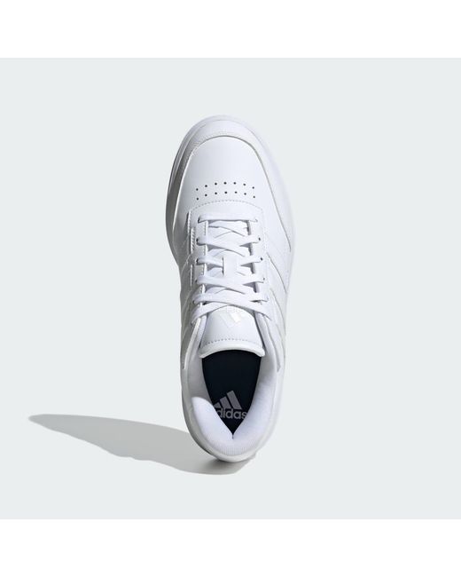 Adidas White Courtblock Shoes