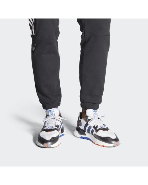 Adidas Nite Jogger Star Wars Shoes In White Blue Lyst